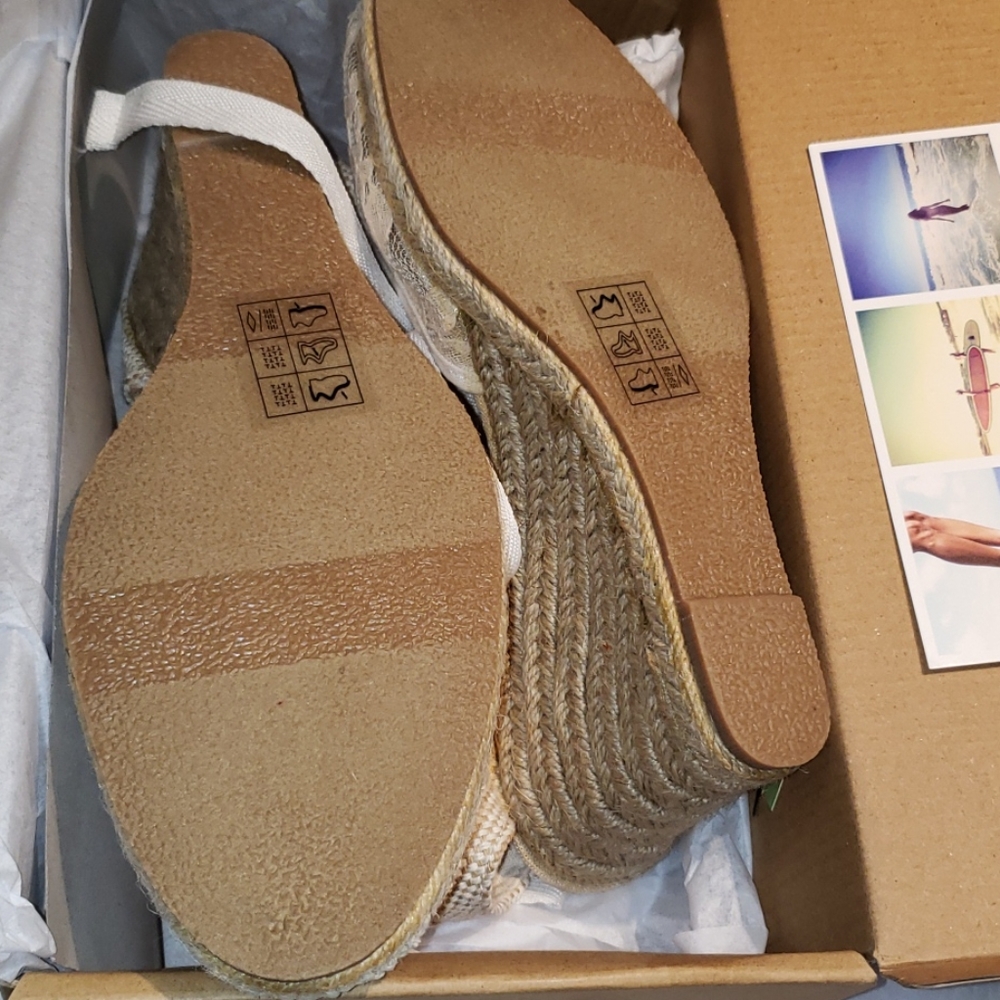 SOLUDOS New Wedge Lace Up Espadrille Sandal Women's 10 - Picture 11 of 11